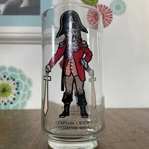 Vintage Captain Crook Pirate Glass, 1970s McDonalds Collector Series Glass